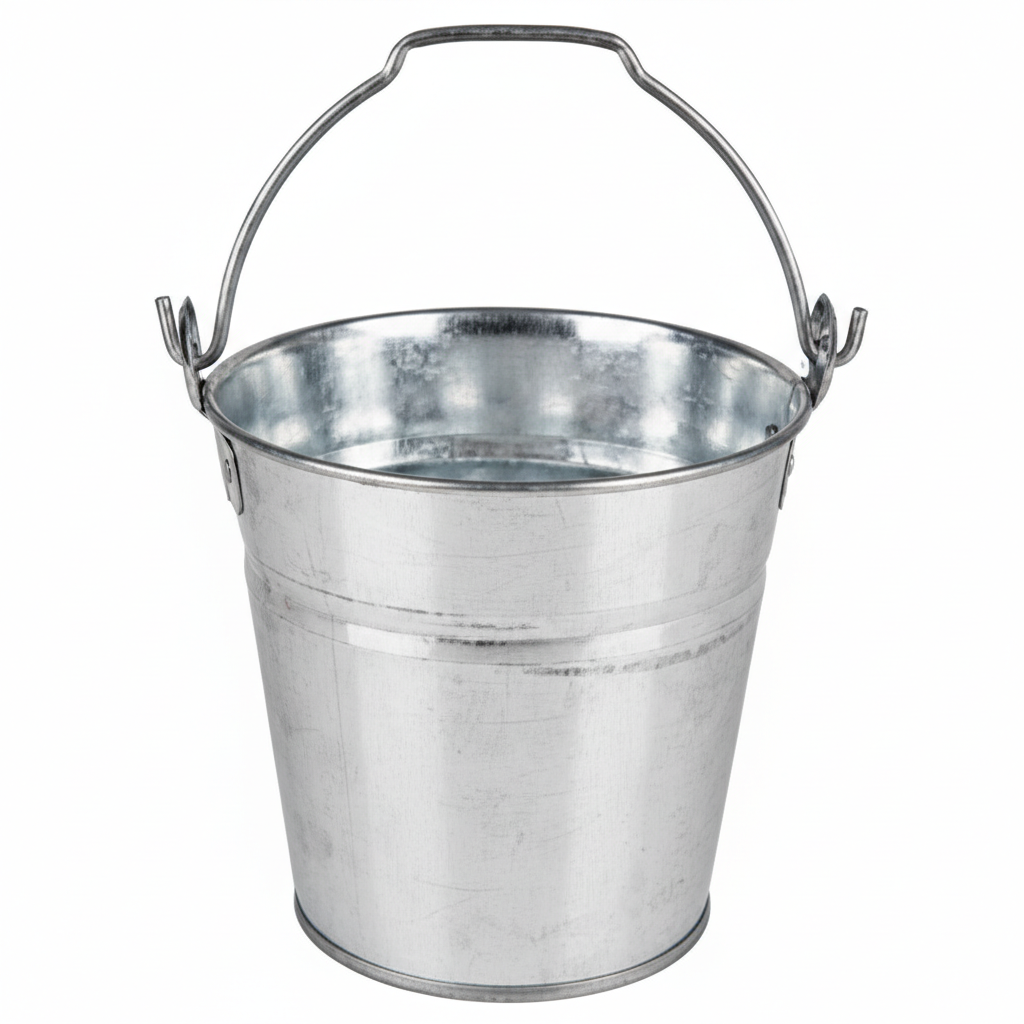 Bucket Galvanised 2l