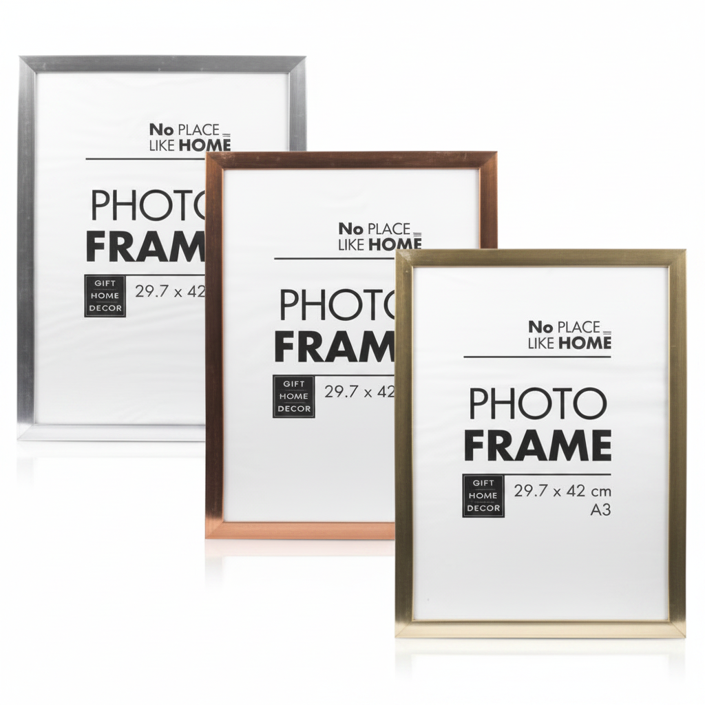 A3 Plastic Certificate Frame With Metallic Finish