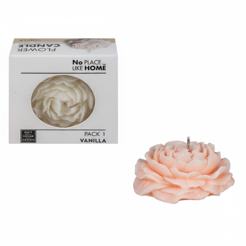 Candle Flower Assorted 7.5x3 cm