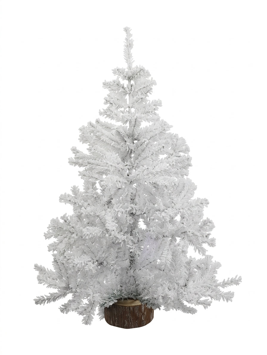 Tabletop Christmas Tree with Wooden Base (45 cm)