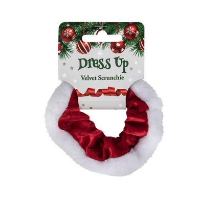 Velvet Scrunchie for Christmas Dress Up