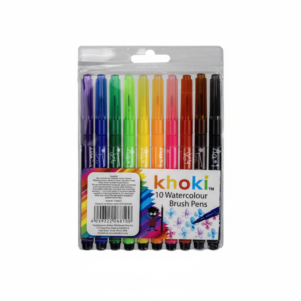 Arts & Craft Brush Tip Watercolor Pens 10pc