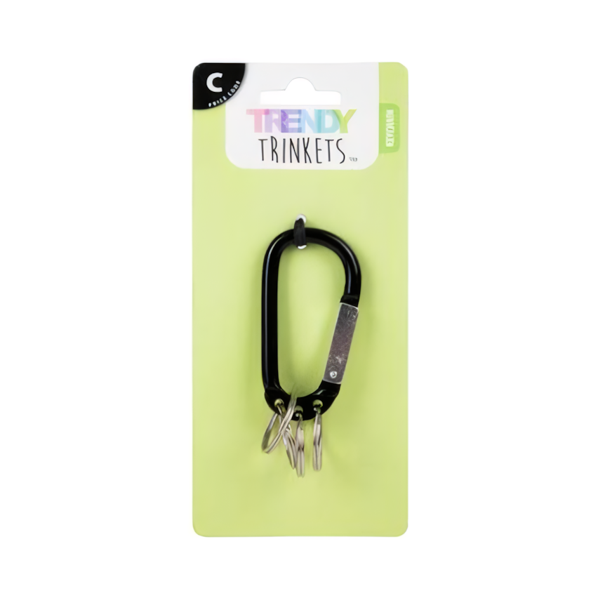 Keychain Snap Hook with 4 Rings (7.5 cm)