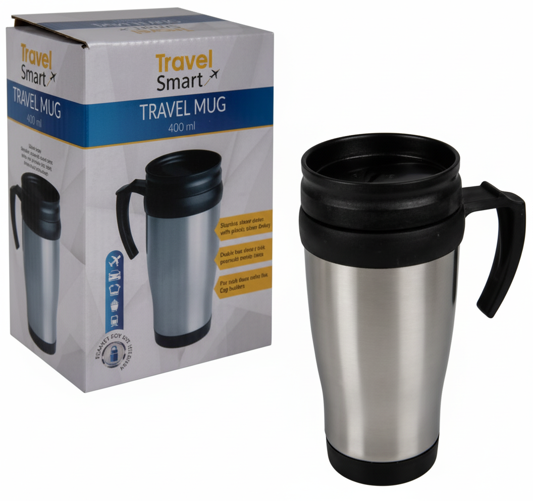 Stainless Steel Travel Mug (400 ml)
