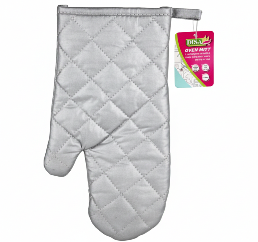 100% Cotton Oven Mitt with 520 gsm heavy-duty insulation
