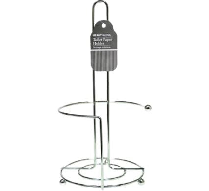 Toilet Roll Holder - Chrome Plated - 34 cm x 16 cm