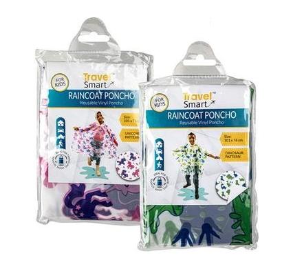 Raincoat Poncho for Kids - 101 x 76 cm - PEVA - 2 Pieces