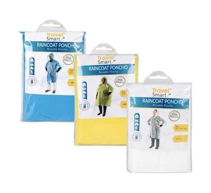 Raincoat Poncho for Adults - Vinyl - 117 x 97 cm