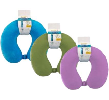 Travel Neck Pillow - Memory Foam - 30x26 cm