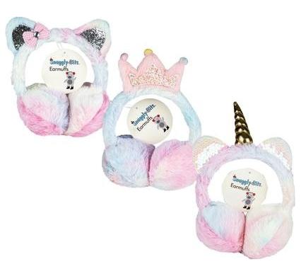 Winter Earband - Plush Unicorn Ears or Bunny Ears