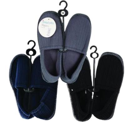 Slipper with Binding and Tapered Sole - Size 10