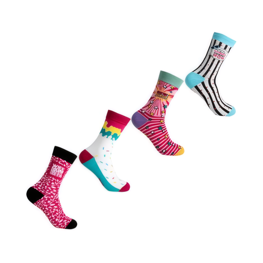 Unisex Assorted Mother Socks - Pack of 4