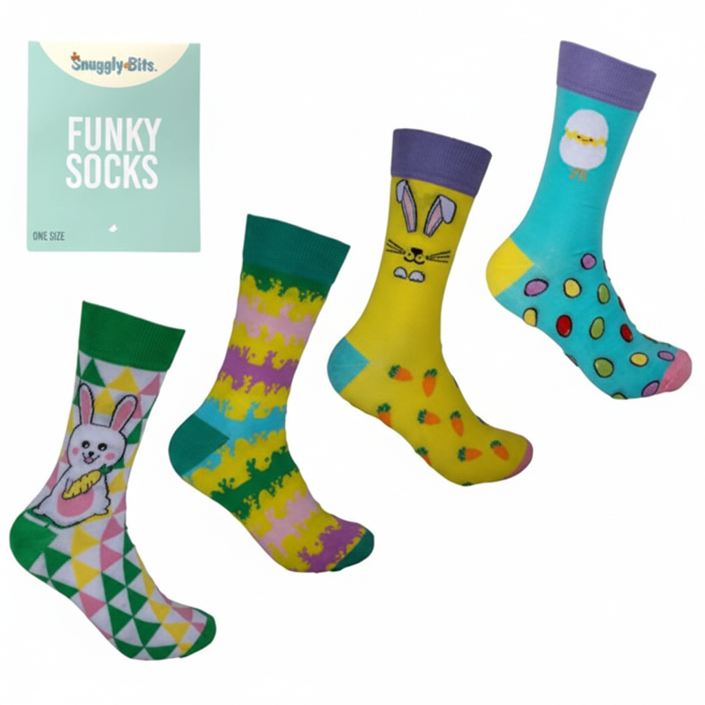 Unisex Socks Assorted Easter Designs
