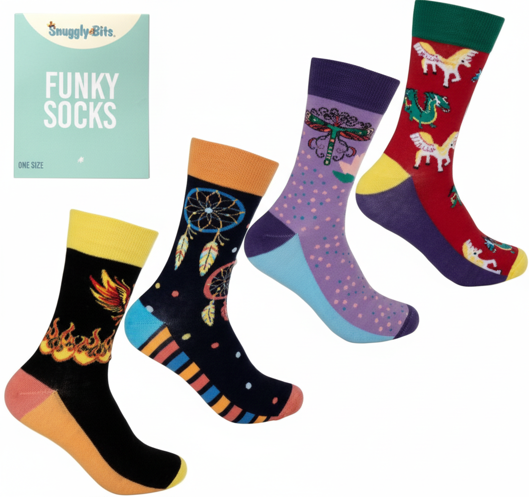 Unisex Socks with Assorted Mystical Designs