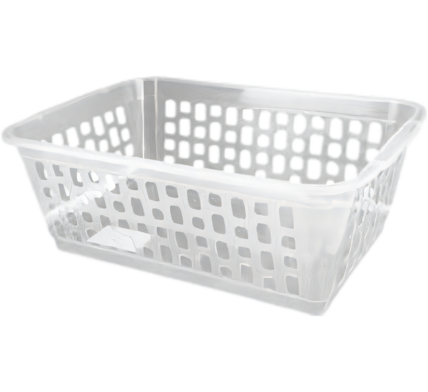 Basket Plastic Natural - 25 x 16 x 8 cm