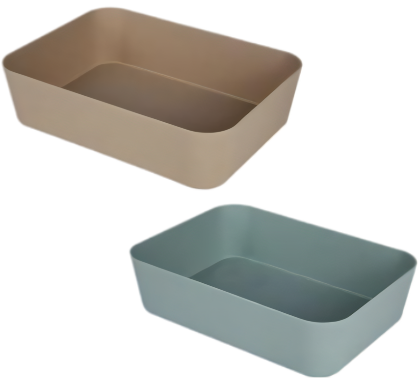 Organiser Tray (18 x 13 x 4.5 cm) - Various Colours