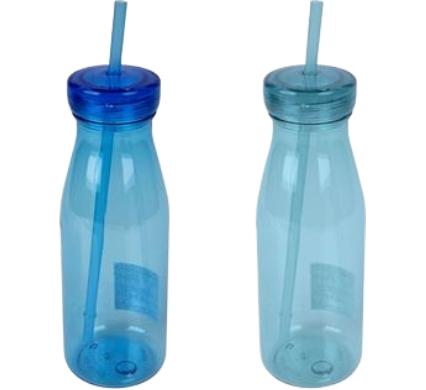 Water Bottle 500ml With Straw Top
