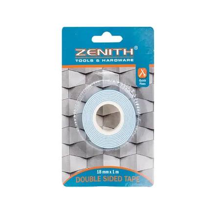 Zenith Double Sided Tape - 18 mm x 1 m