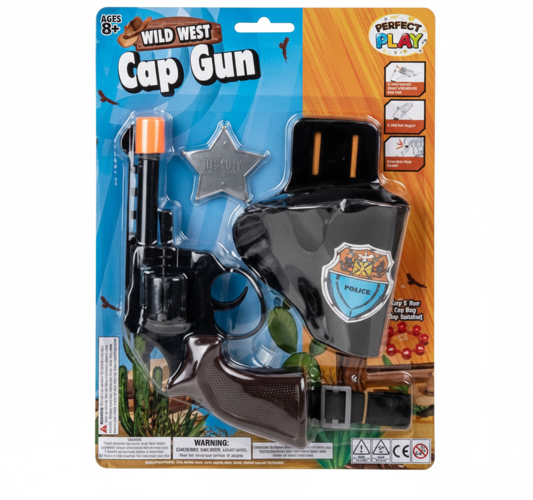 Cowboy Cap Hand Gun Set (26 x 18 cm)