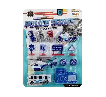 Vehicle Play Set Police Force - 43cm x 32cm