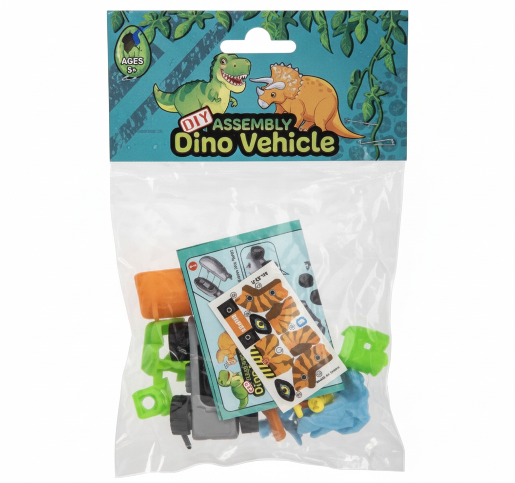 DIY Dinosaur Vehicle Assembly Set with Tools