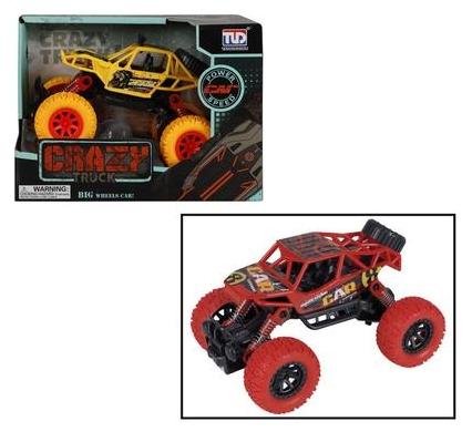 Vehicle Jeep Monster Friction Pull Back - 16 cm