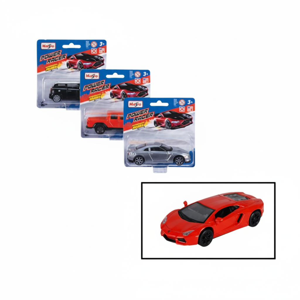 Pullback Power Racers (11 cm) - Various Colours