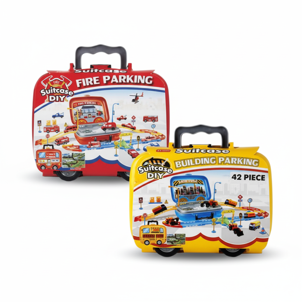 Do It Yourself Fire Parking Suitcase Set - 42 Pieces
