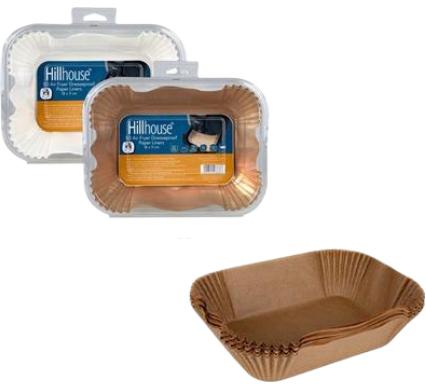 Air Fryer Liners - 50 Pieces - 18x11x6 cm - Rectangle