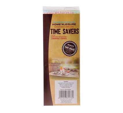 Flexible Drinking Straws - Length 18 cm - Box of 200