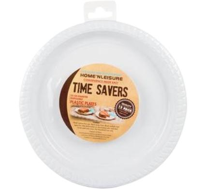 Disposable Picnic Plates - 230 mm - 12 Pieces Per Pack