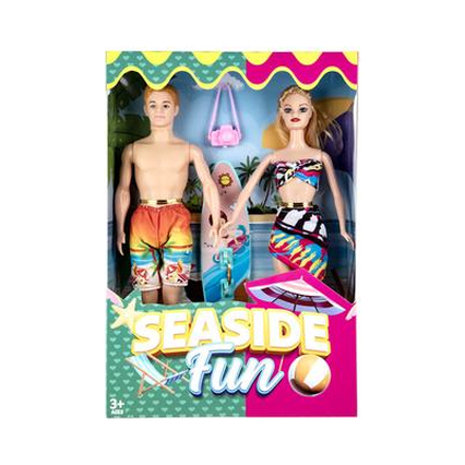 Fashion Beach Dolls Set of 2