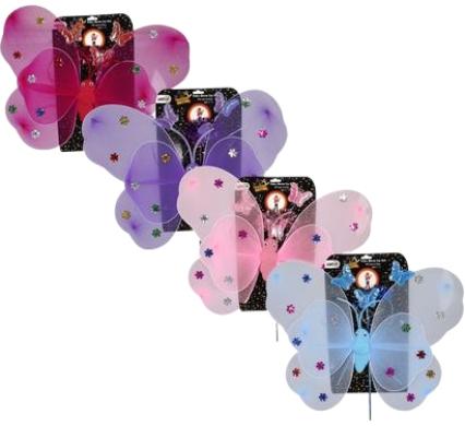 Dress Up Wings Headband and Wand - Light Up