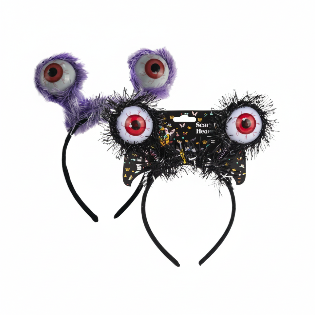 Halloween Dress Up Headband with Light-Up Eyes