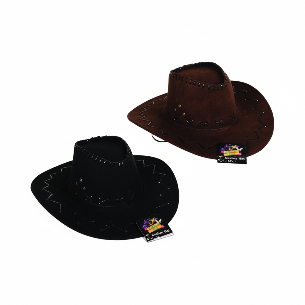 Dress Up Cowboy Hat in Various Styles (Adult)