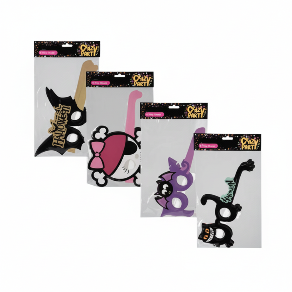 Halloween Party Glasses (6 Pack) - Various Colours