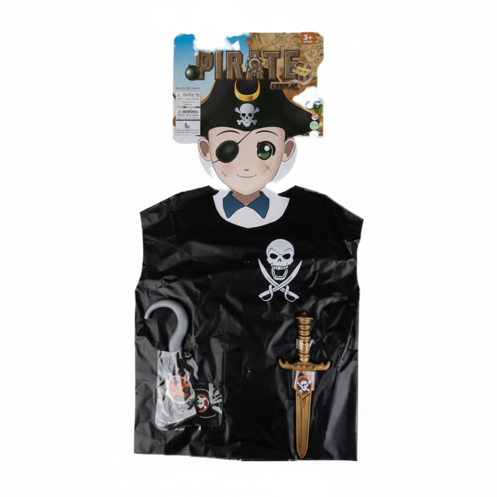 Pirate Dress Up Costume with Accessories