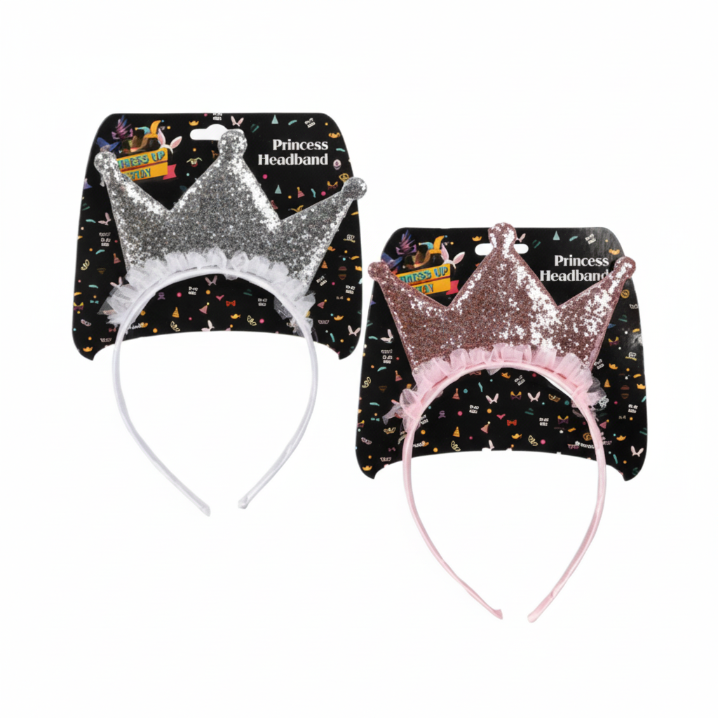 Princess Headband - Dress Up Costume Accessory - Various Colours