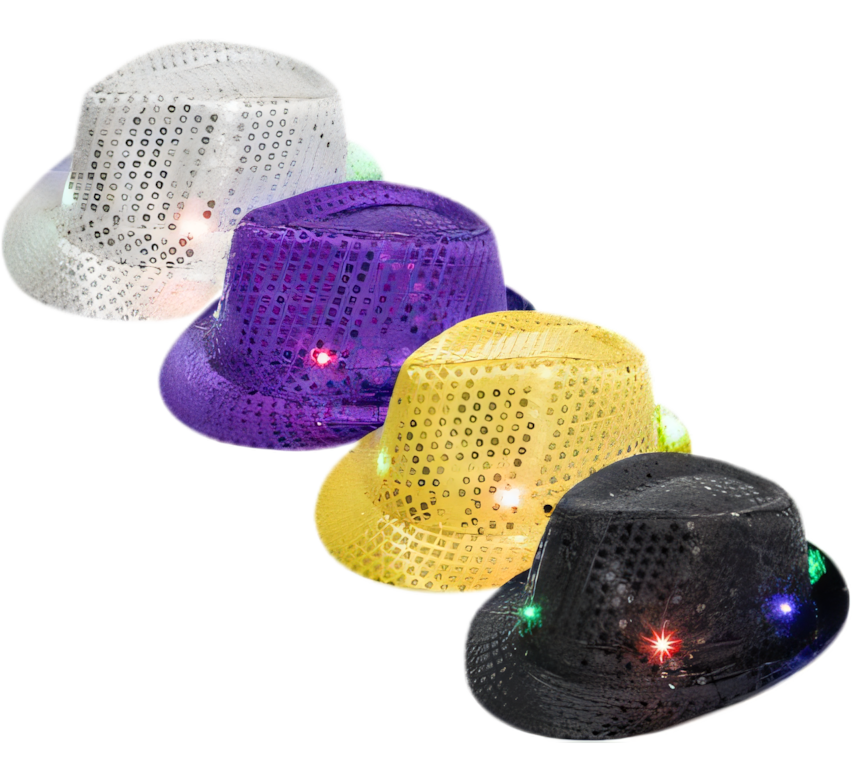 Dress Up Light Up Sequins Hat