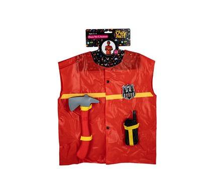 Dress Up Costume Fireman - Includes Accessories
