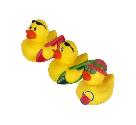 Baby Vinyl Themed Duck - 6 cm - Beach