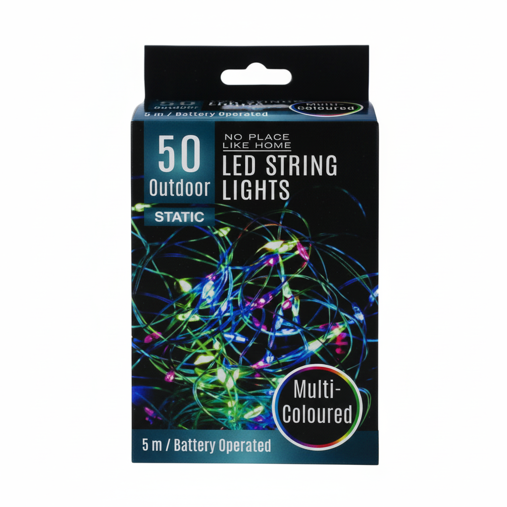 Outdoor Battery Operated Light Fairy LED String Lights (50 Count, 5m)