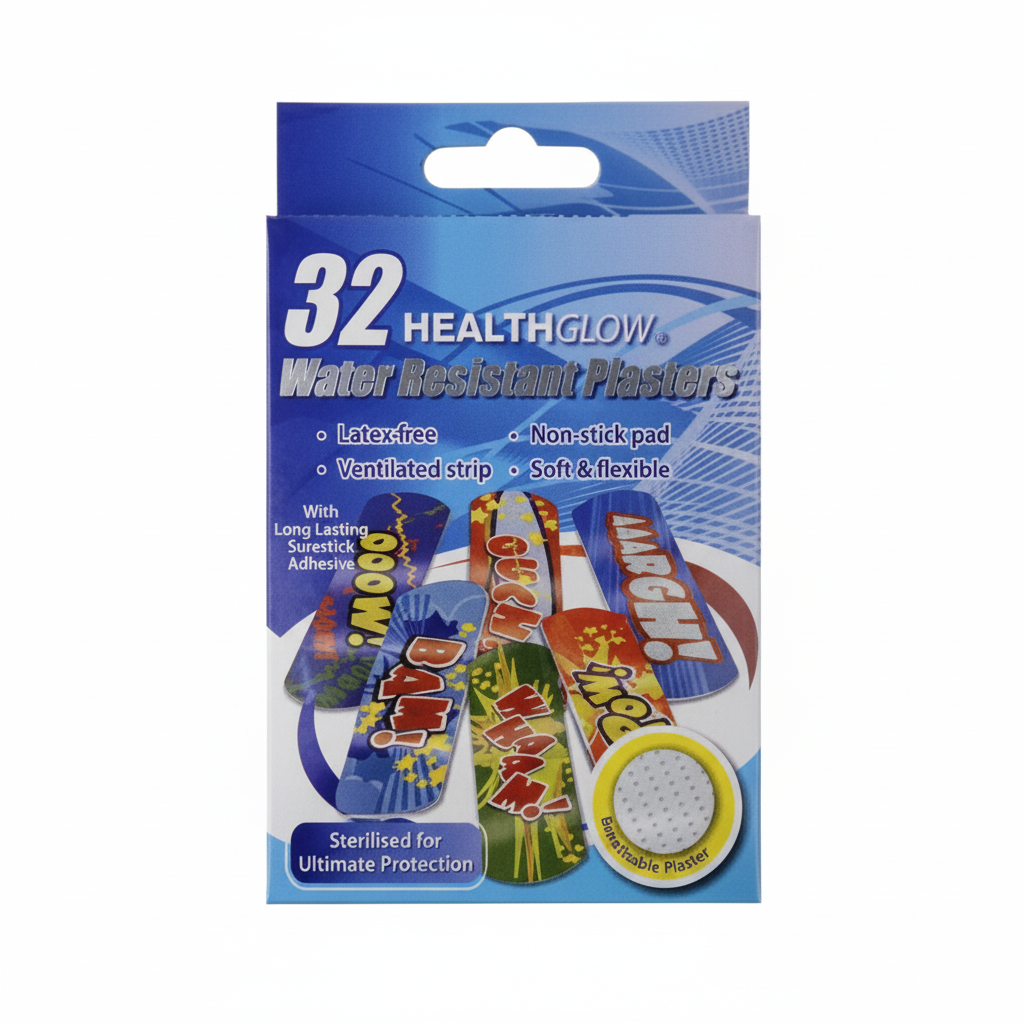 Plaster for Kids with Assorted Designs (32 Pieces)