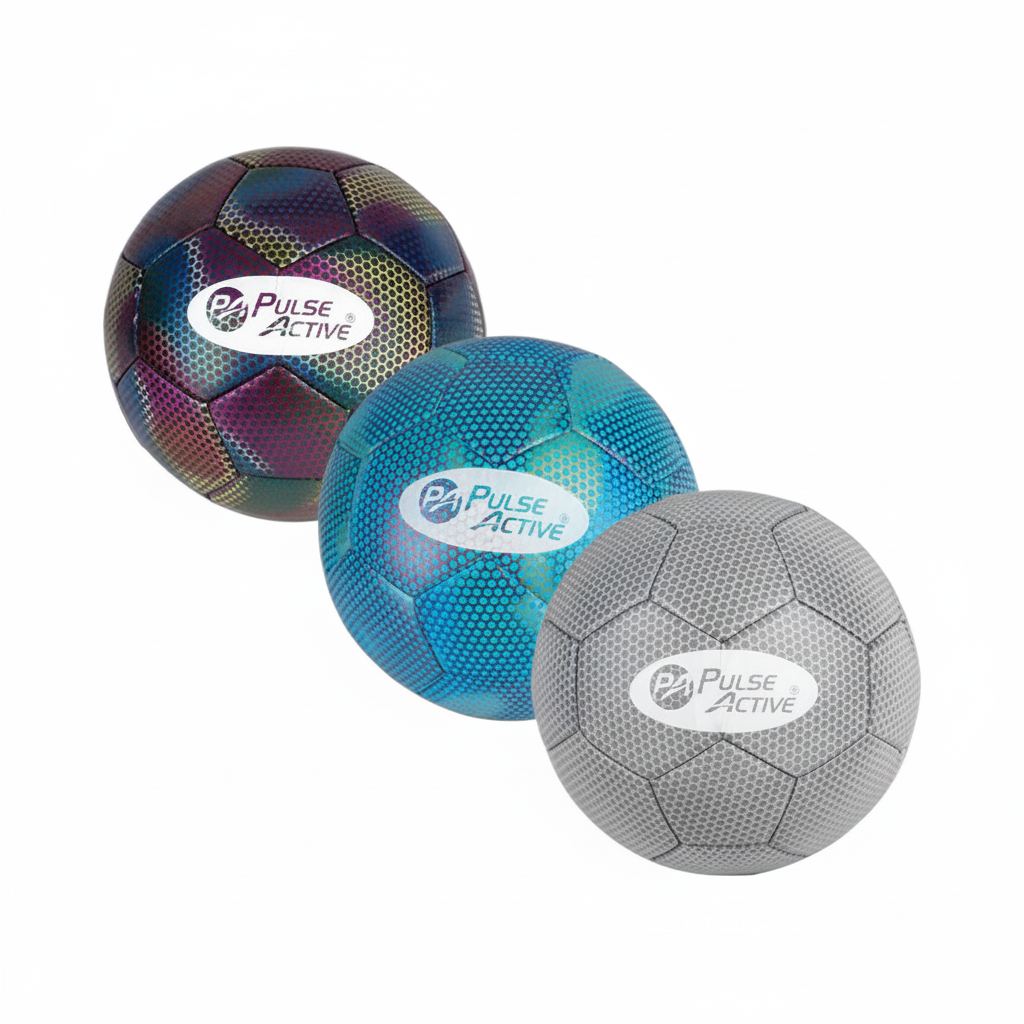 Reflective Soccer Ball (Size 5) - Various Colours