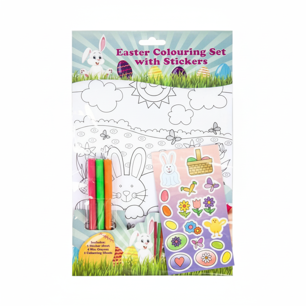 Easter Diy Sticker And Colour Pack