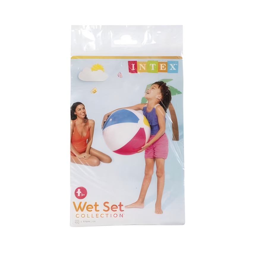 Beach Ball with Glossy Panels (61 cm Diameter) suitable for Ages 3 and Up