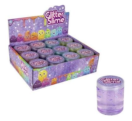Novelty Slime with Glitter - 9 cm