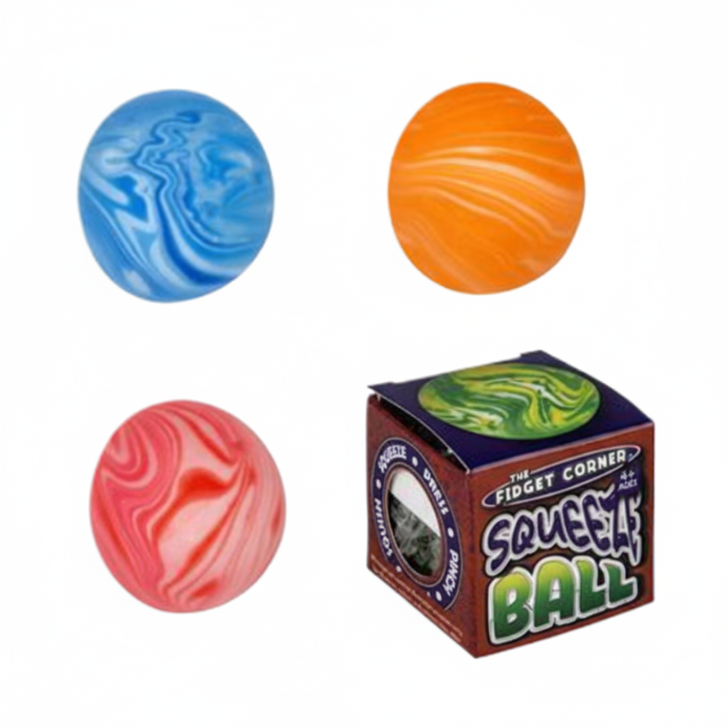 Novelty Ball Stress 6cm Marble