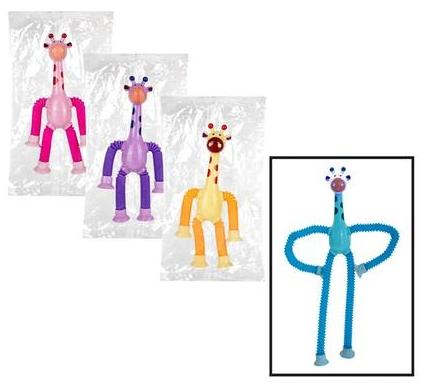 Novelty Sensory Flexible Giraffe - 19 cm