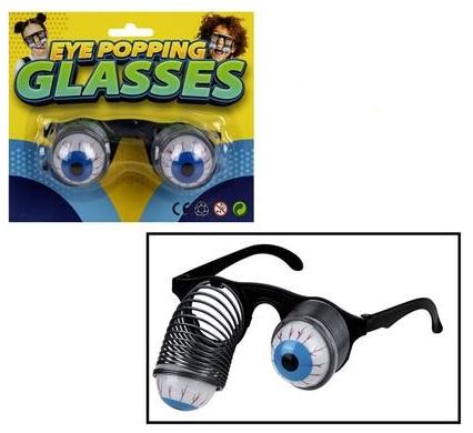 Novelty Glasses Eye Popping - 12.5 cm